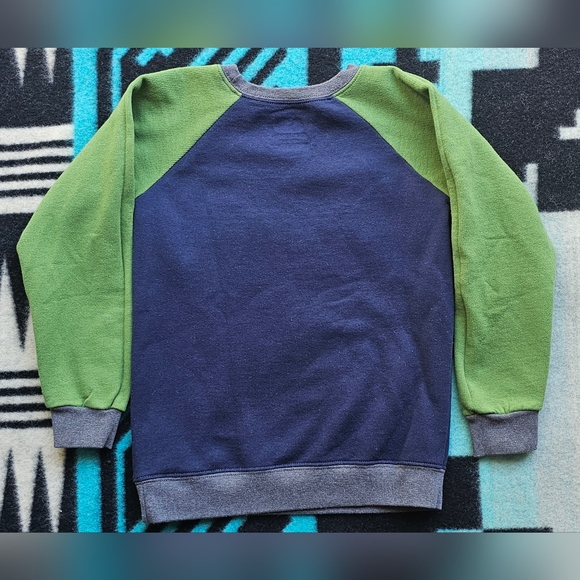 Fruit of the Loom Boys Fleece Raglan Crew Neck Sweatshirt - Picture 5 of 7